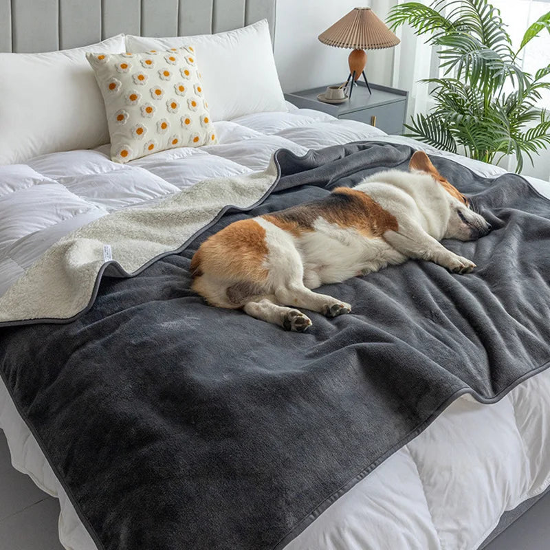 Ultimate Waterproof Cat & Dog Blanket - Cozy Puppy Blanket for All Pet Lovers