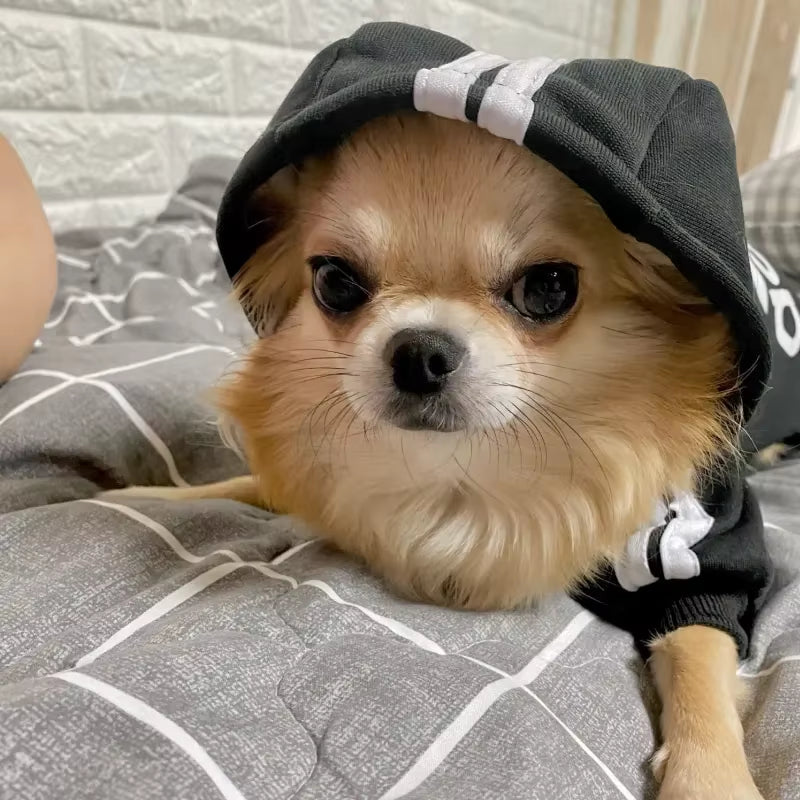 Adidog Autumn/Winter Dog Hoodies - Warm Coats for Medium to Large Breeds, Perfect for French Bulldogs and Puppies