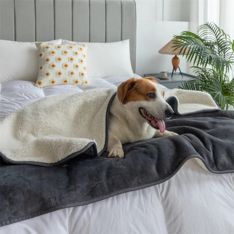 Ultimate Waterproof Cat & Dog Blanket - Cozy Puppy Blanket for All Pet Lovers
