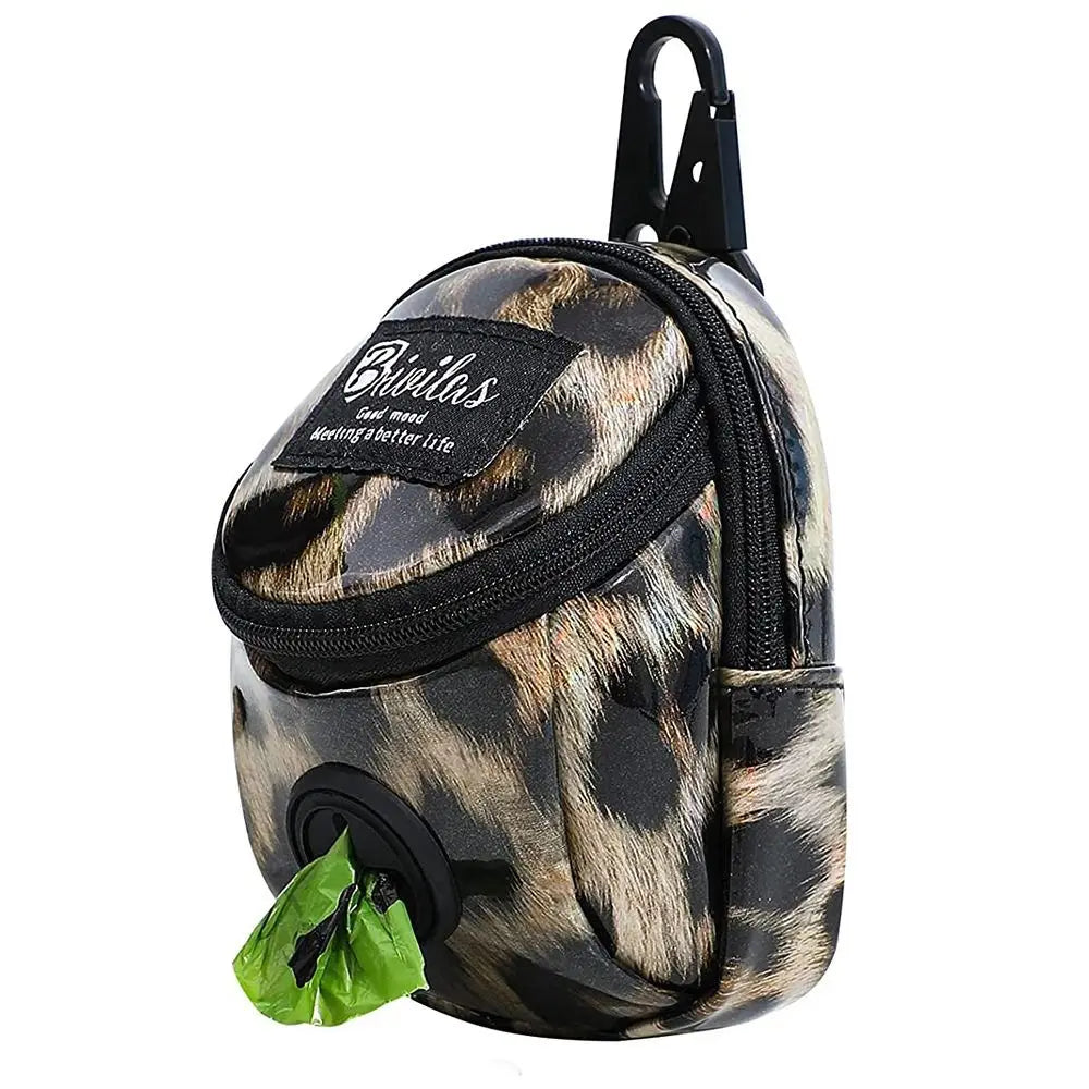 Portable Dog Training Treat Bag with Poop Bag Dispenser - Outdoor Pet Accessory for Rewarding Puppies